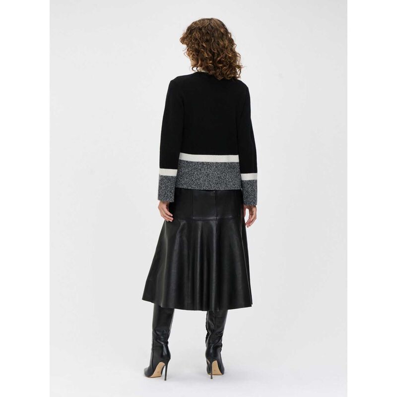 Veronika Maine Merino Colour Block Sweater image number 1